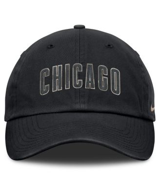 Men's Black Chicago Cubs Camo Pack Club Adjustable Hat