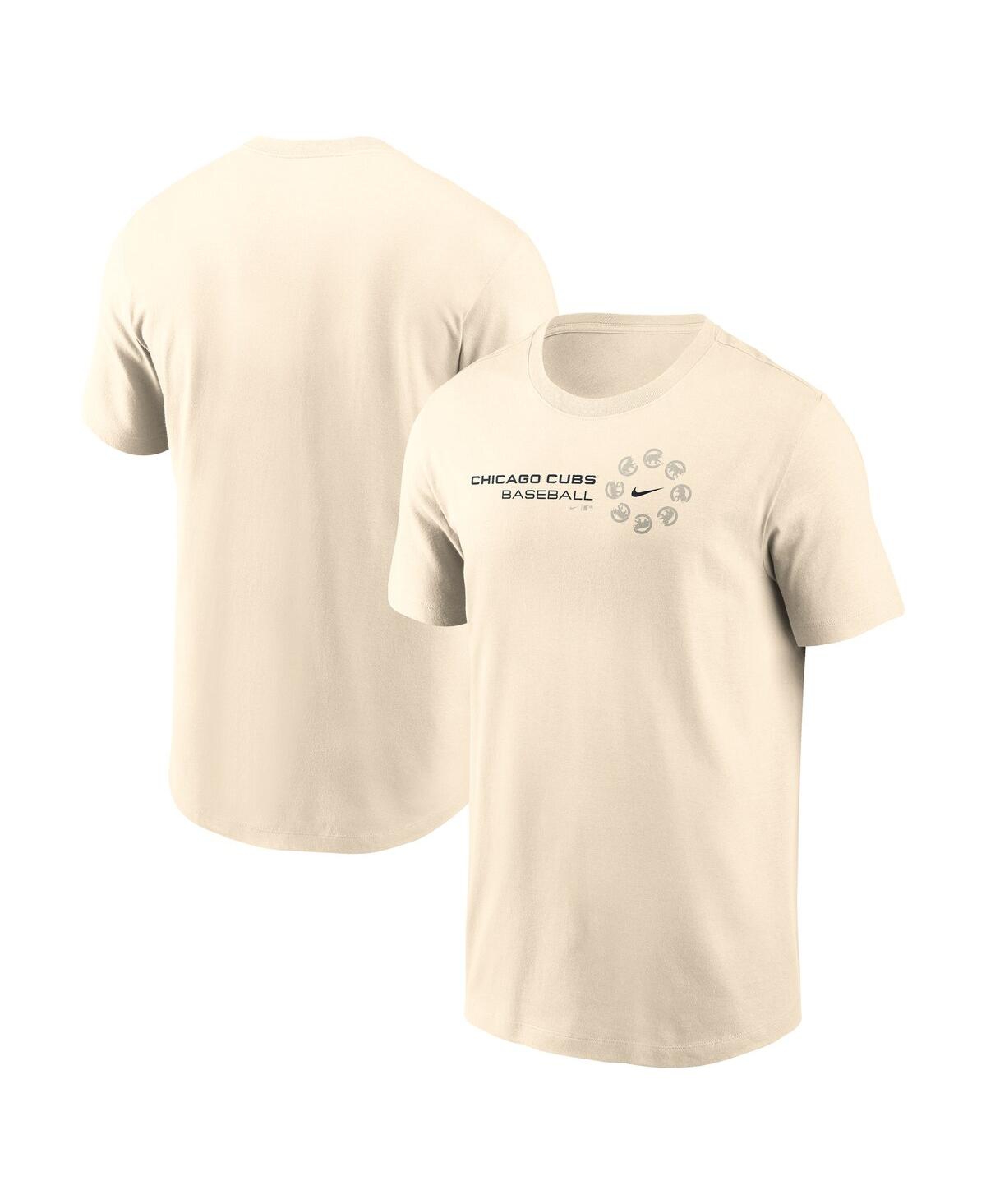 Nike Natural Los Angeles Dodgers Pinwheel Lockup T-shirt In Brown