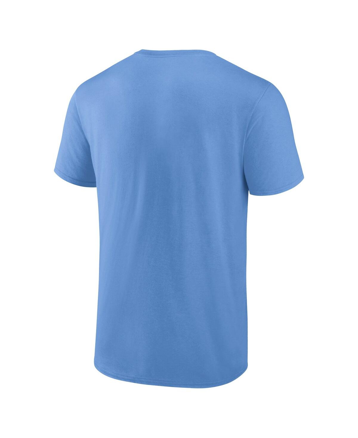 Fanatics Men's Light Blue Chicago Cubs Alt Diamond T-shirt In Blue