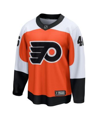 Men's Trevor Zegras Orange Philadelphia Flyers Home Breakaway Jersey