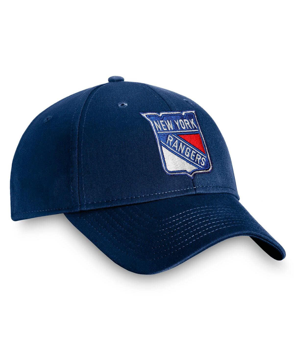 Fanatics Men's Navy New York Rangers Core Adjustable Hat In Blue