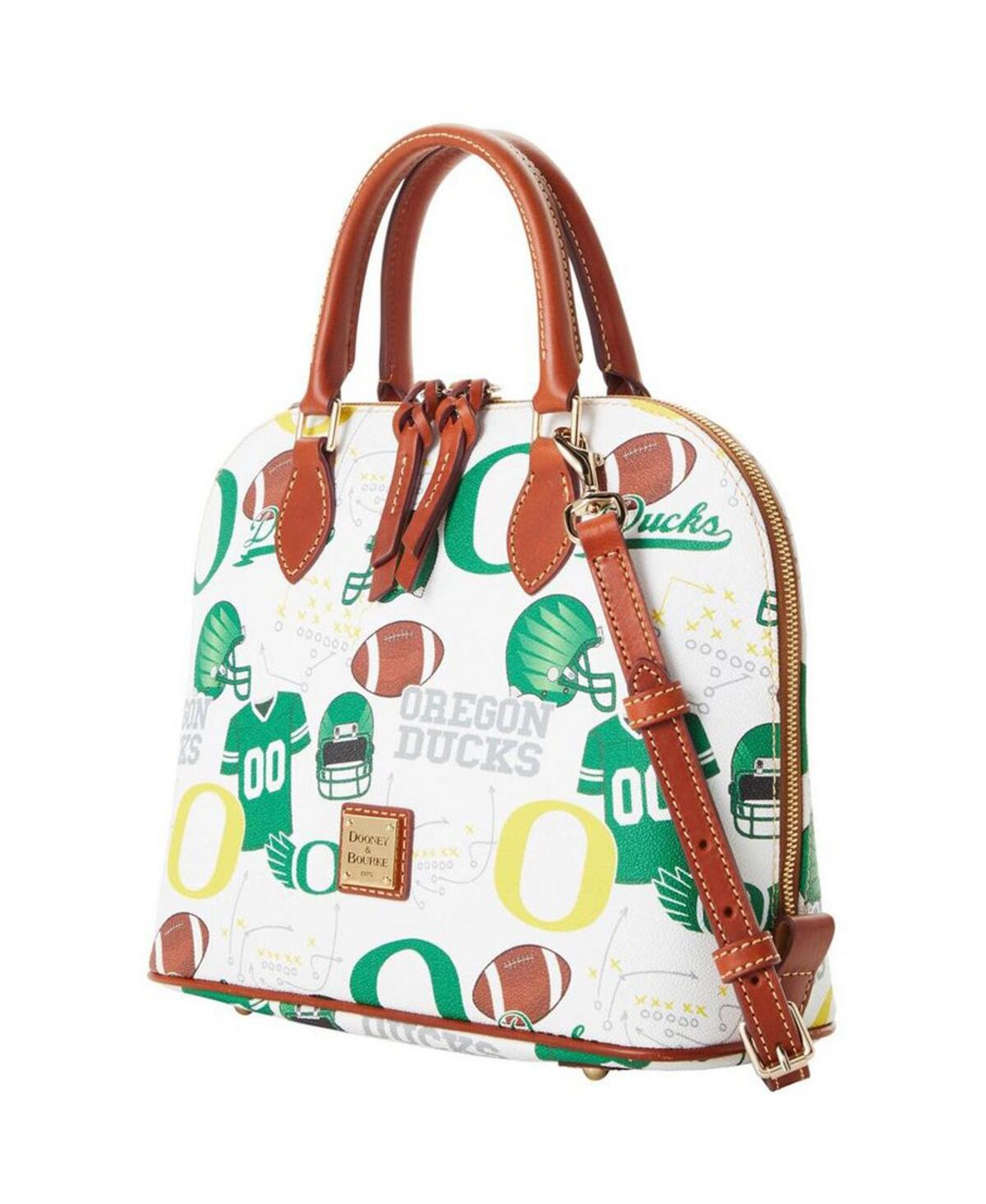 Women's Oregon Ducks Game Day Zip Satchel Bag