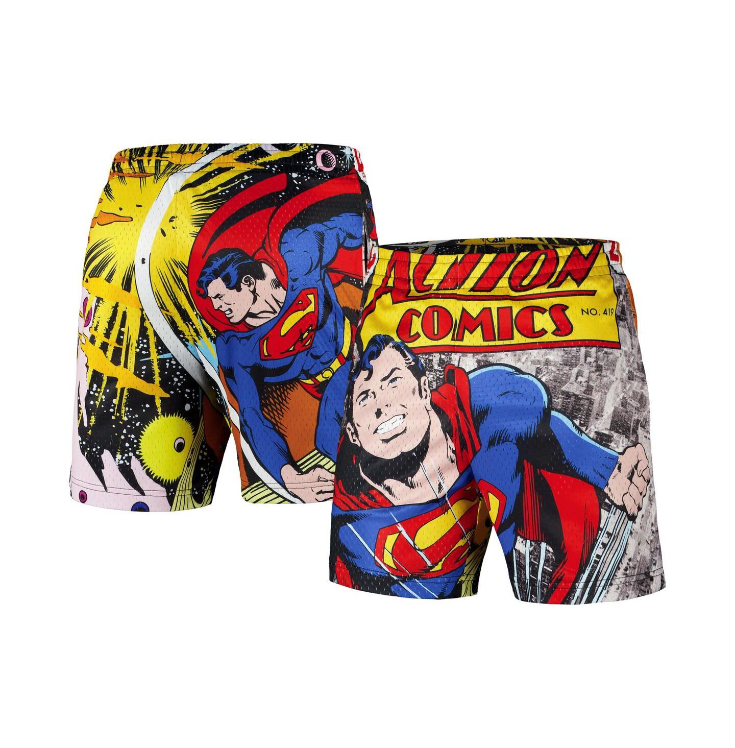 Мужские шорты Lids Black Superman Big Print Mesh — фото 1