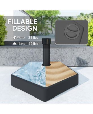 Patio Umbrella Base Umbrella Sd, /Water Filled,