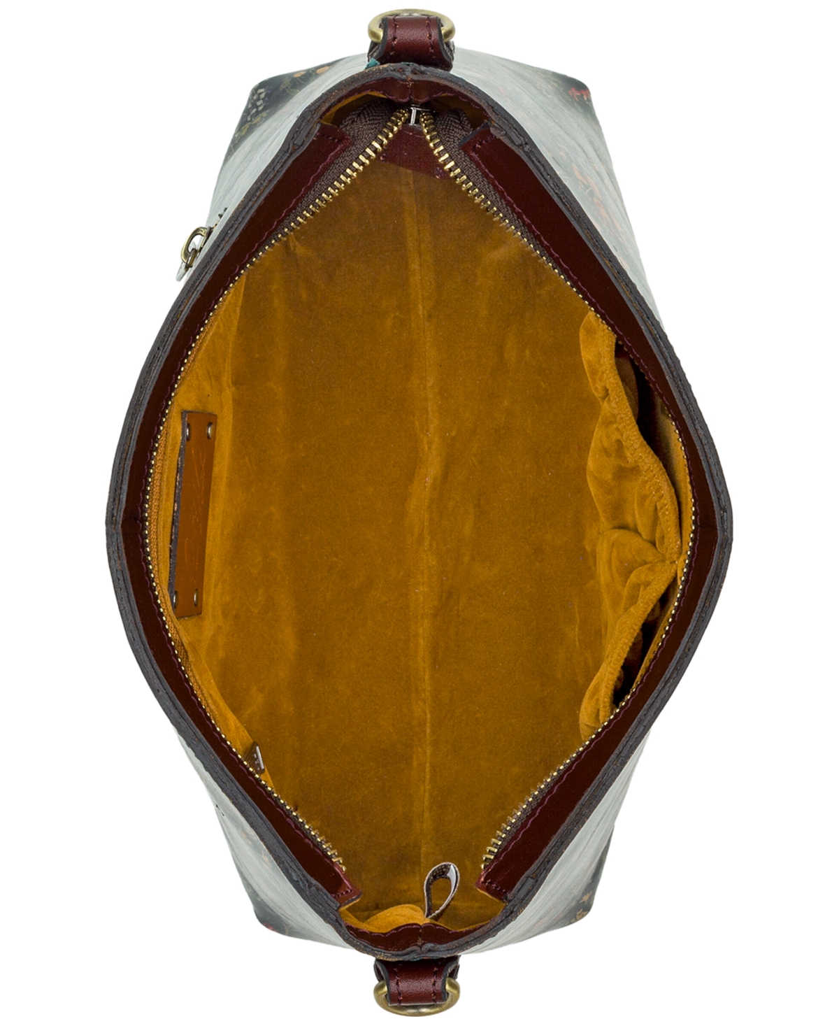 Patricia Nash Betta Medium Leather Crossbody, Created For Macy's In Green