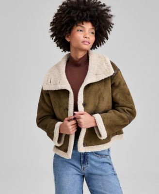 And Now This - Women's Faux-Shearling Jacket