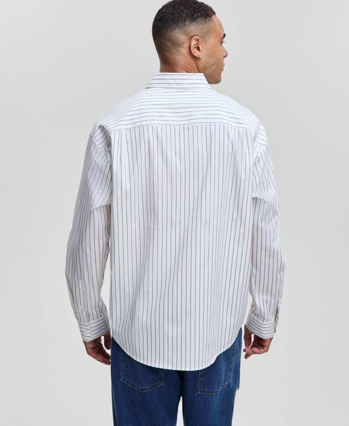 Mode Of One Men's Chance Relaxed-fit Shirt, Macy's Exclusive In White