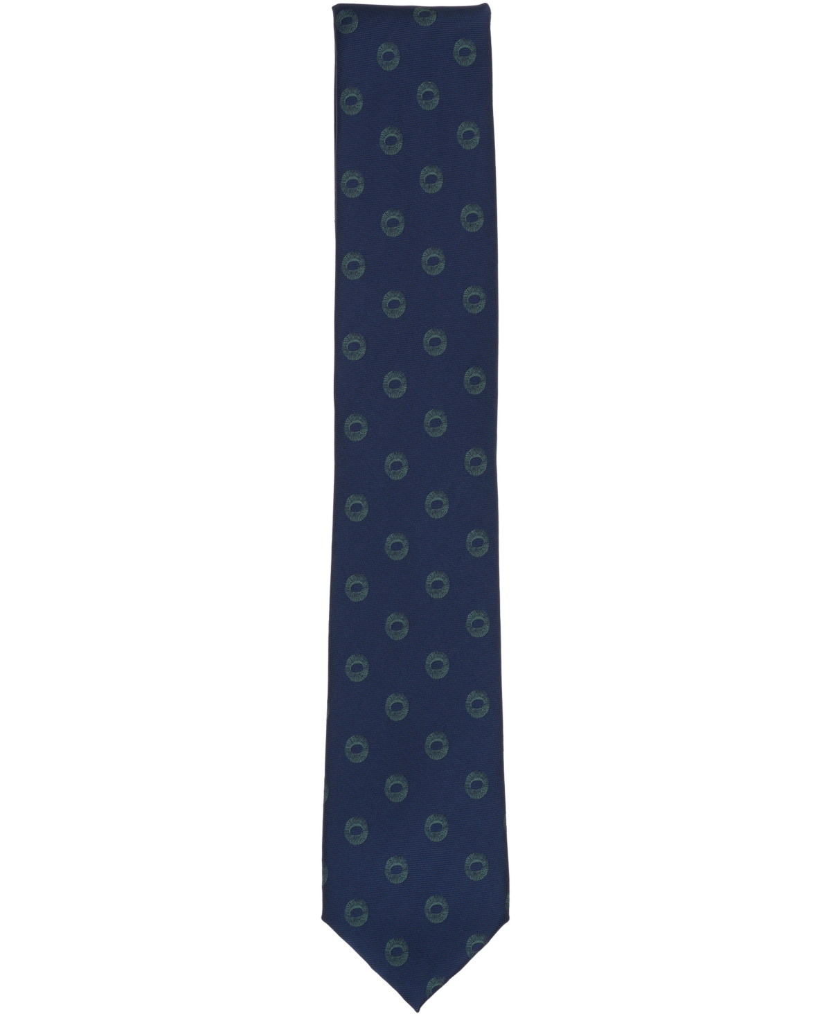 Alfani Men's Lunar Dot Pattern Tie, Macy's Exclusive In Blue