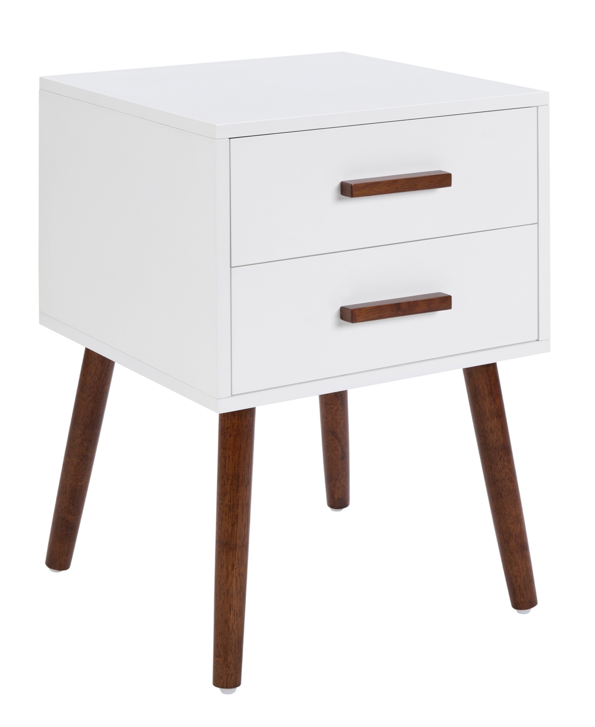 Convenience Concepts 15.75" Wood Oslo 2-drawer End Table In Multi