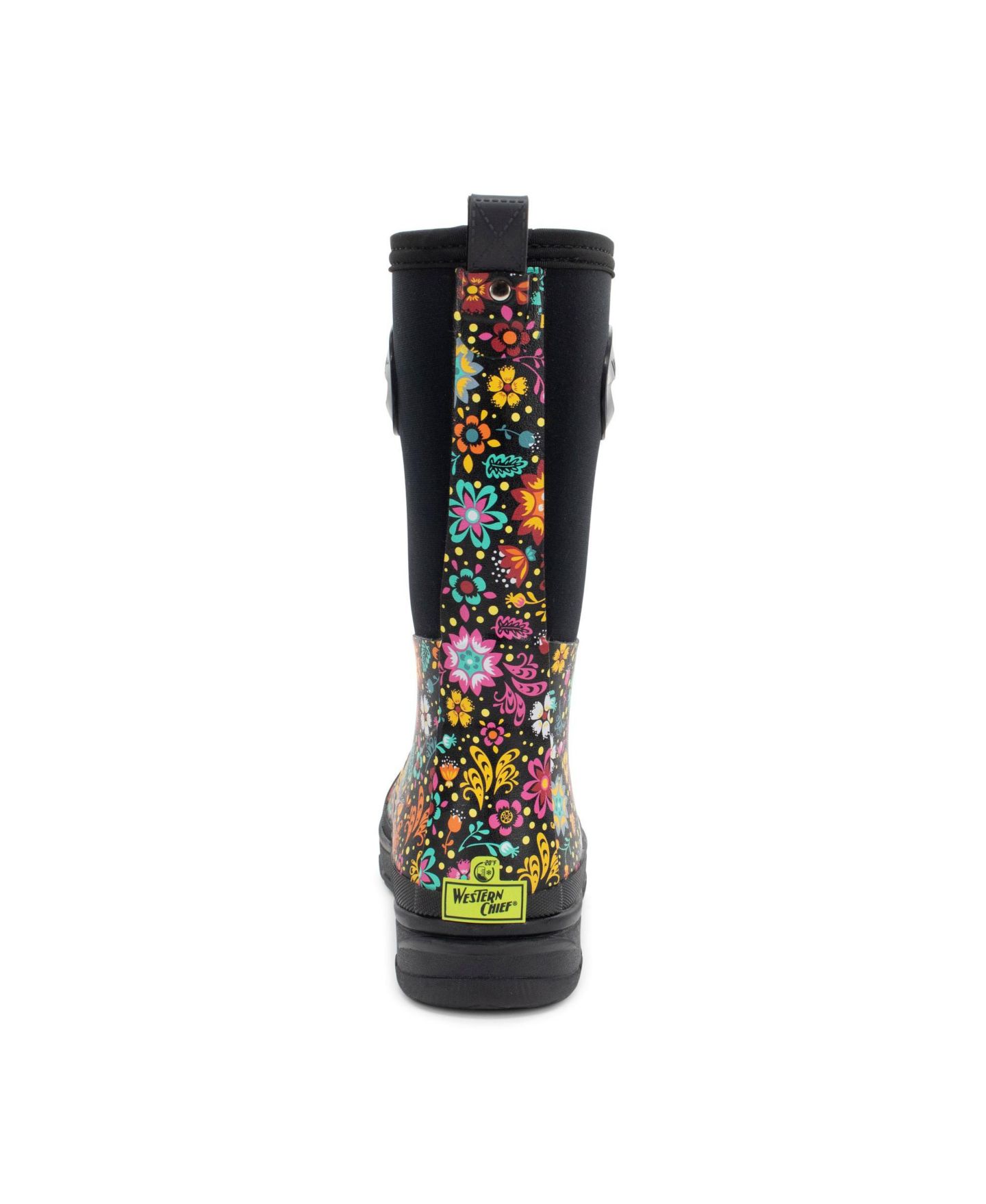 Женские ботинки Western Chief Garden Play Neoprene Mid Cold Weather Boot, цвет: Чёрный — фото 3
