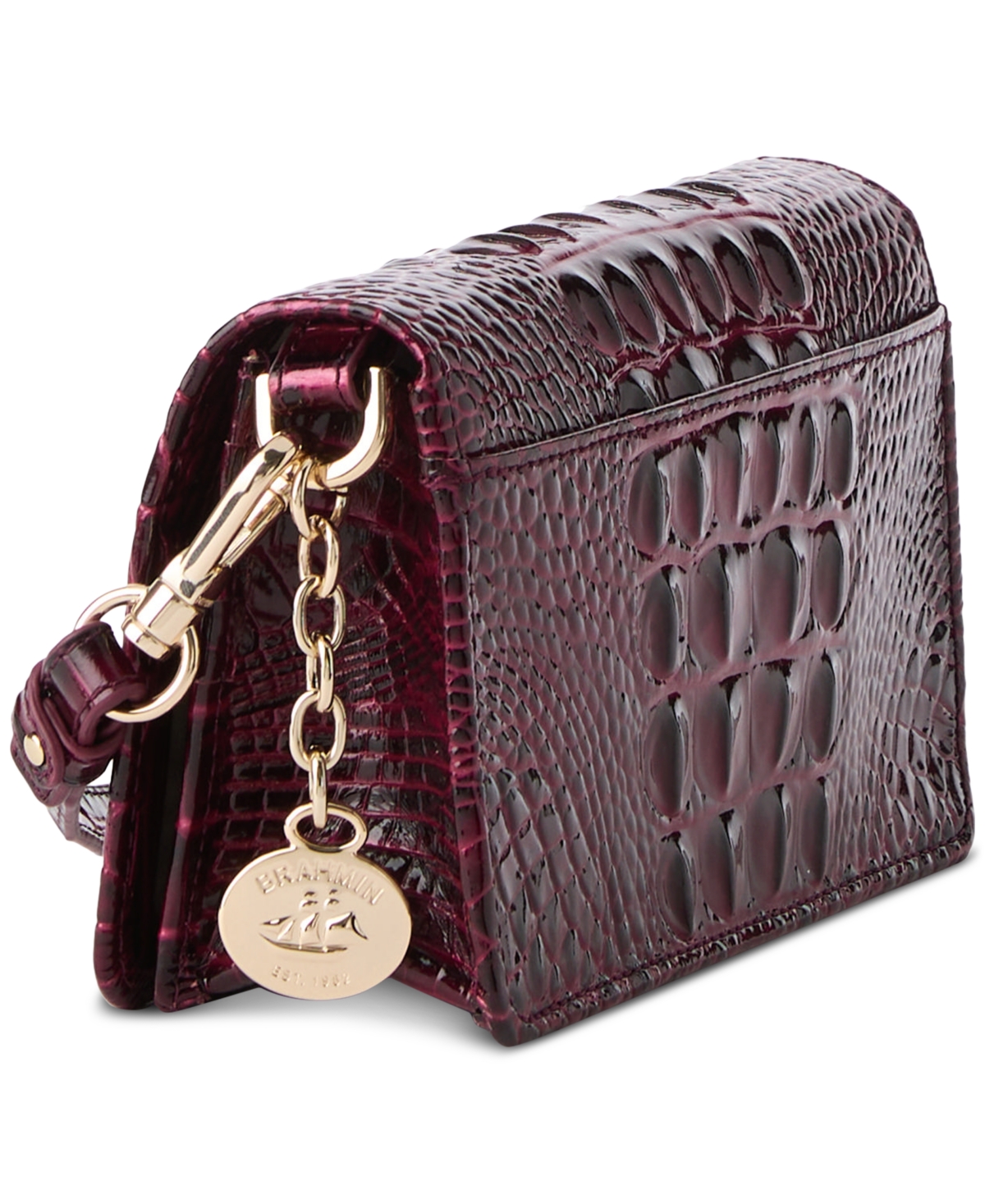 Brahmin Minuette Melbourne Mini Leather Crossbody Bag