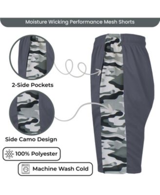 Women's Loose Fit Moisture Wicking Performance Quick Dry Mesh Shorts With Side Block Design