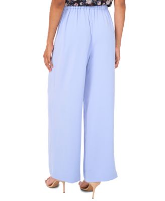 Women's Pleated-Front Wide-Leg Pants