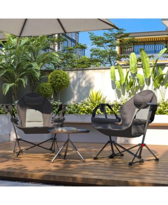 Hammock Camping Chair Set of 2 with Adjustable Back,