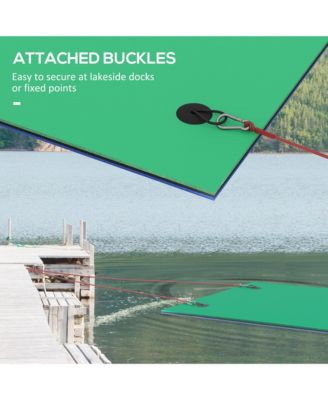 9' x 6' Lily Pad Floating Mat, Floating Water Pad for Lake,