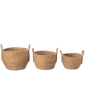 Happimess Camden Vintage Industrial Handmade Set of 6 Wire Metal Nesting Storage Baskets