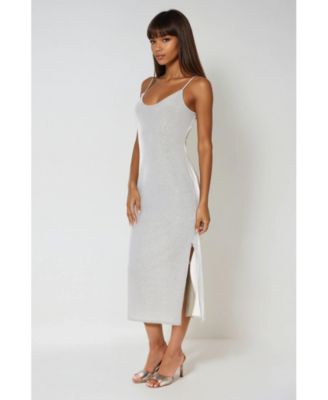 Women's Milan Metallic Bodycon Maxi Dress