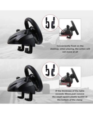 PC Racing Wheel with Pedals & Shifter – 270° Rotation, Dual Vibration, Compatible with PS4, Xbox One, Xbox Series X|S, PS3, Switch & Android