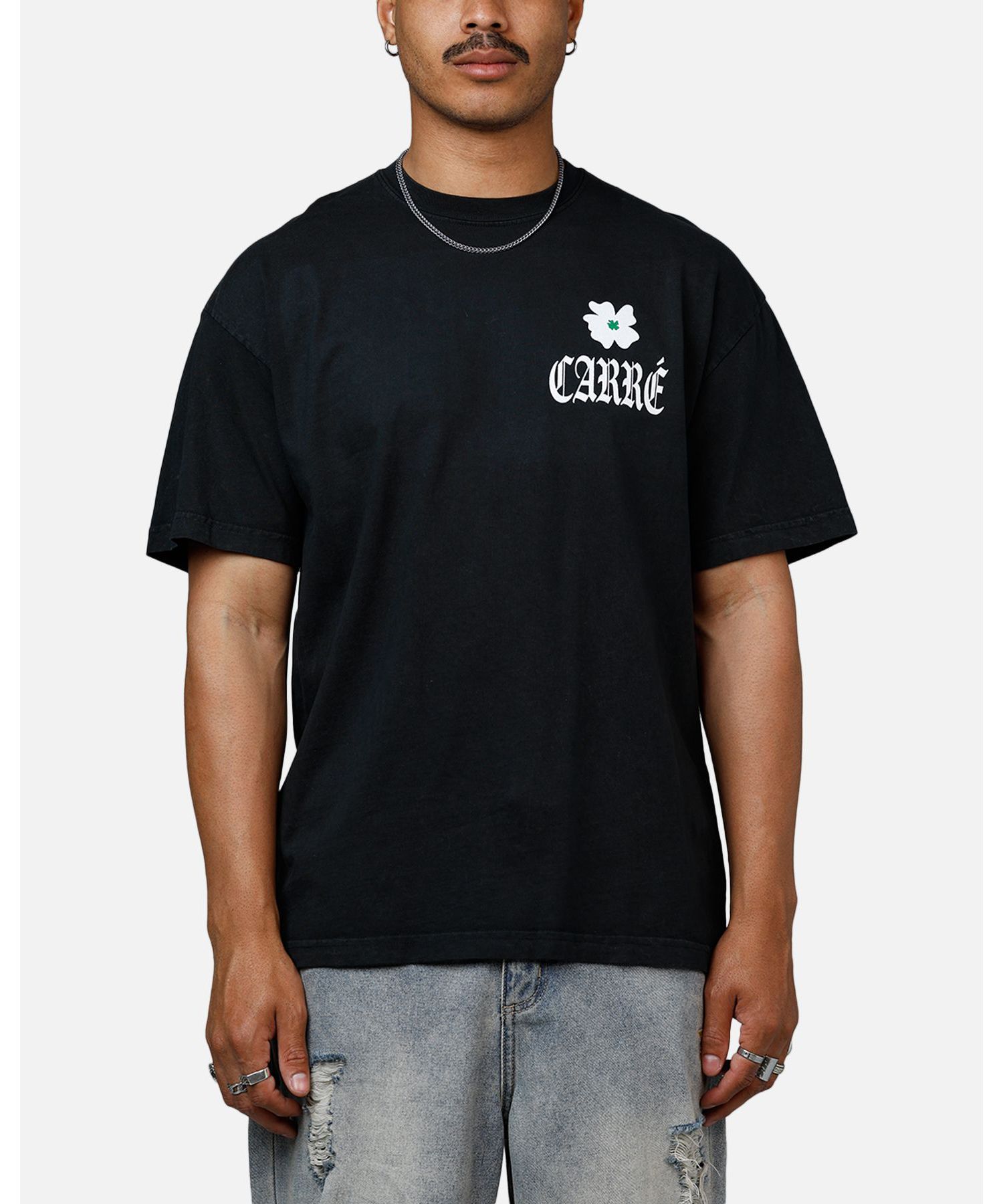 Men's Eternal Garden Heavyweight T-Shirt - Black Acidwash M