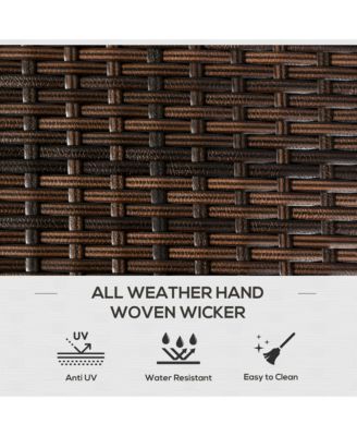 Deck Box w/ Outdoor Towel/Shoe Rack, Inner Liner,