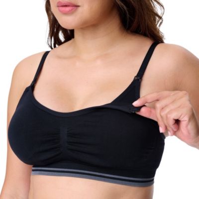 Motherhood Women's Maternity Seamless Nursing and Hands-Free Pumping Bra