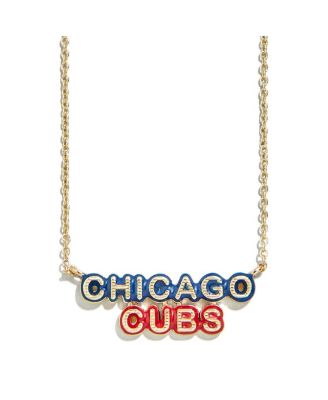 Chicago Cubs Delicate Enamel Necklace