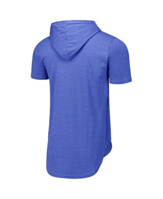 Threads Men's Royal New York Mets Tri-Blend Hoodie T-Shirt