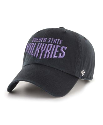 Men's and Women's Black Golden State Valkyries Core Wordmark Clean Up Adjustable Hat