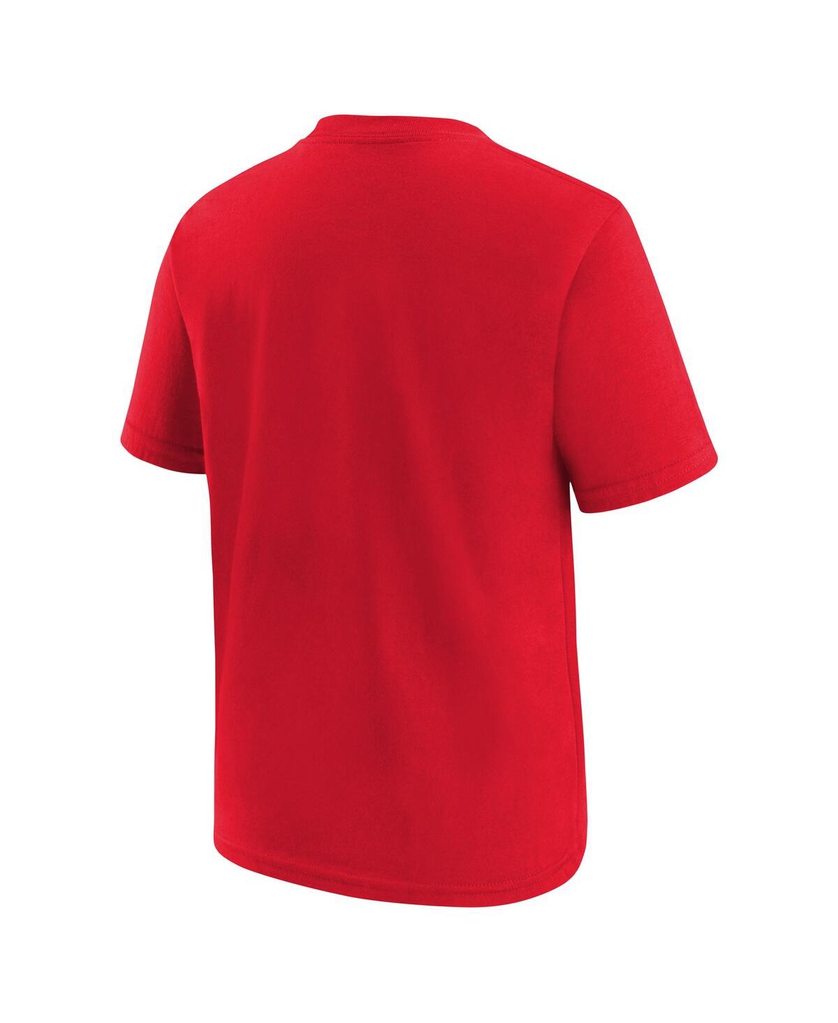 Nike Big Boys And Girls Red Kansas City Chiefs Primary Logo Legend T-shirt In Red