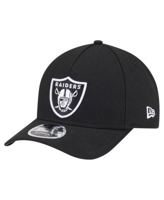 New Era - Men's Black Las Vegas Raiders Team Collection 9FORTY M-Crown A-Frame Adjustable Hat