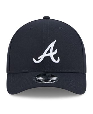 Men's Navy Atlanta Braves Baseball Hall of Fame 9FORTY M-Crown Adjustable Hat
