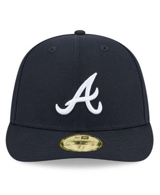 Men's Navy Atlanta Braves Baseball Hall of Fame 59FIFTY Low Profile Fitted Hat