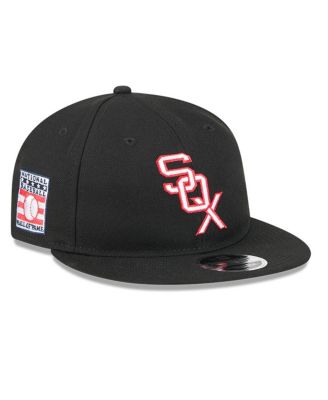 New Era - Men's Black Chicago White Sox Baseball Hall of Fame Retro Crown 9FIFTY Adjustable Hat