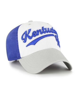 Big Boys and Girls White Kentucky Wildcats Scooter Clean Up Adjustable Hat