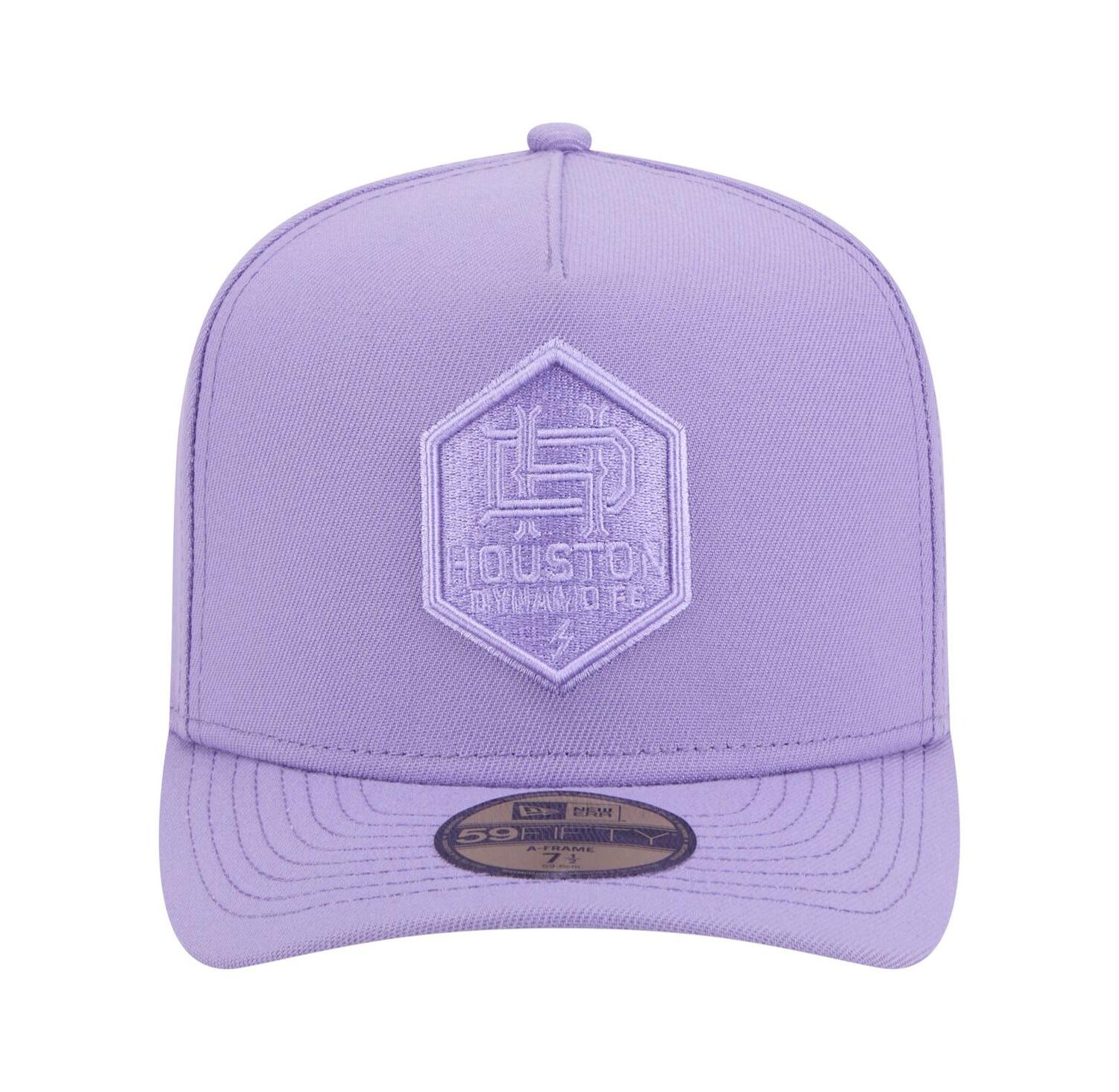 Men's Purple Houston Dynamo FC Color Pack A-Frame 59FIFTY Fitted Hat