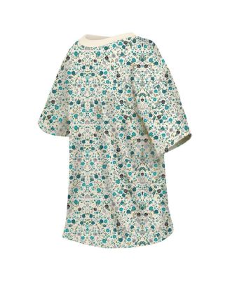 Women's Cream Philadelphia Eagles Glam Game Floral T-Shirt