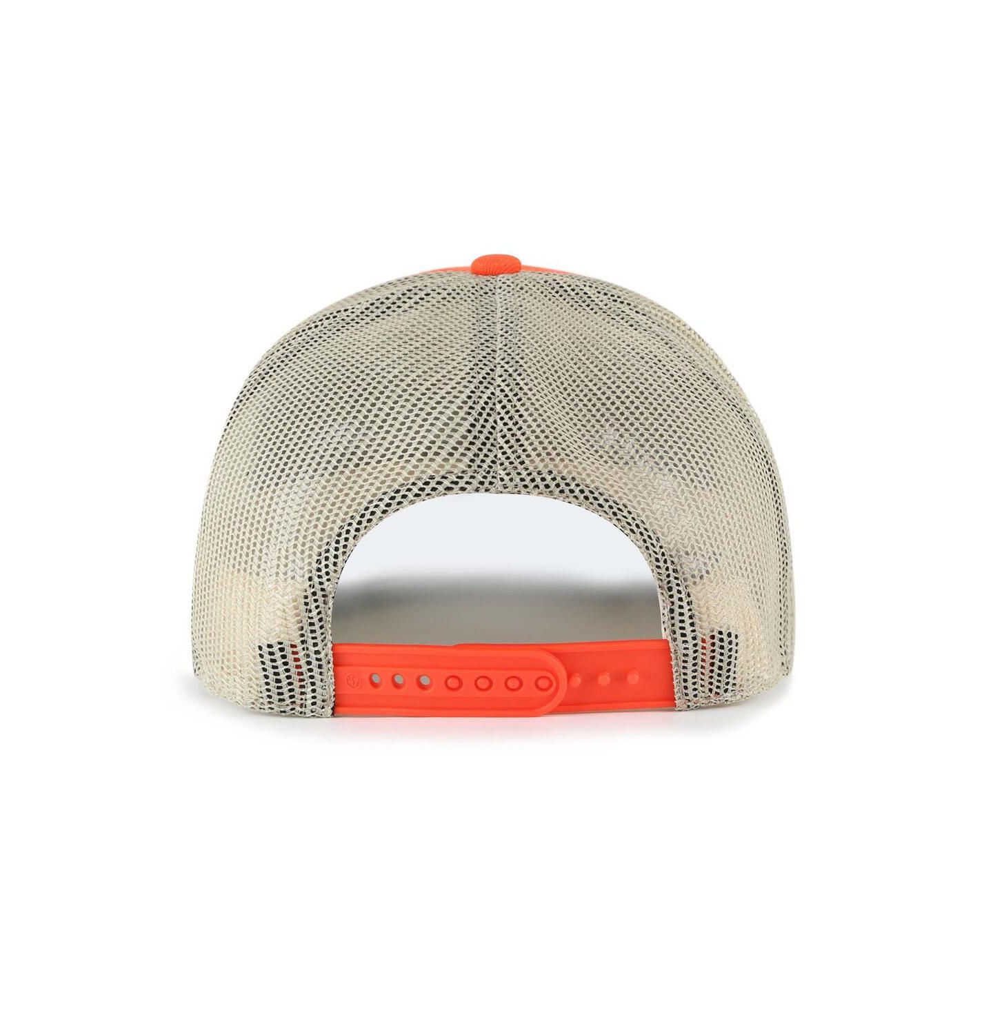 Мужская кепка '47 Brand Orange Clemson Tigers Pomona Mesh Hitch Adjustable Trucker Hat — фото 2