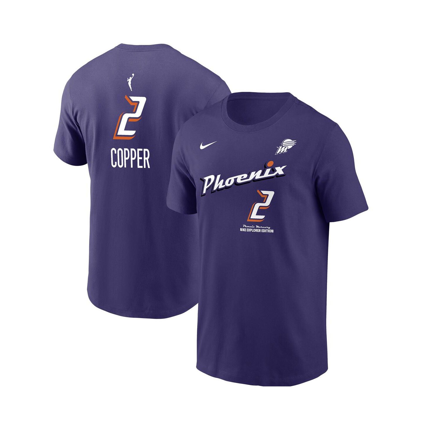 Мужская футболка Nike Kahleah Copper Purple Phoenix Mercury Explorer Edition Name & Number — фото 1
