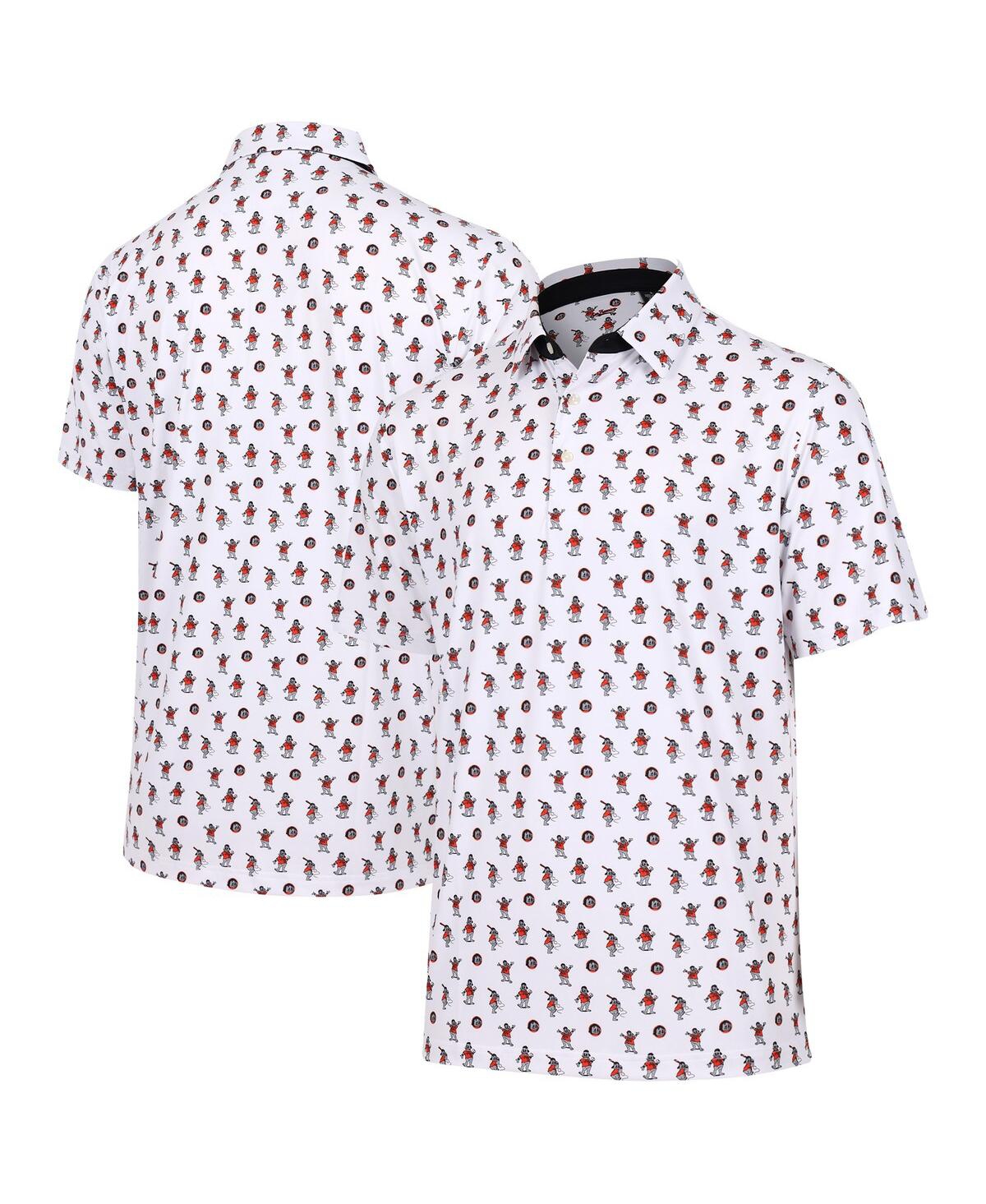 Men's White San Francisco Giants Lou Seal Polo Shirt - White