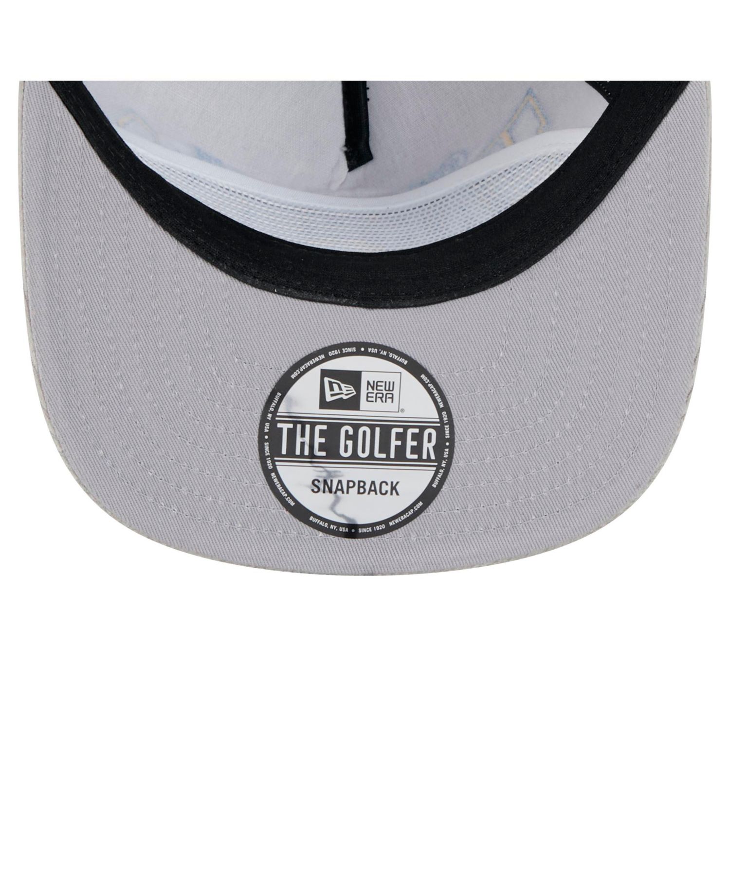 Men's Gray Golden State Warriors Throwback Corduroy Golfer Snapback Hat