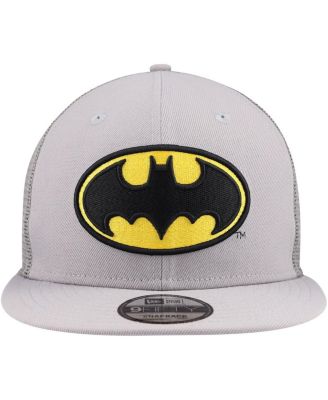 Men's Gray Batman 9FIFTY Snapback Trucker Hat