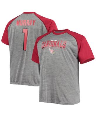 Fanatics - Men's Kyler Murray Cardinal/Heathered Gray Arizona Cardinals Big Tall Player Name Number Raglan T-Shirt