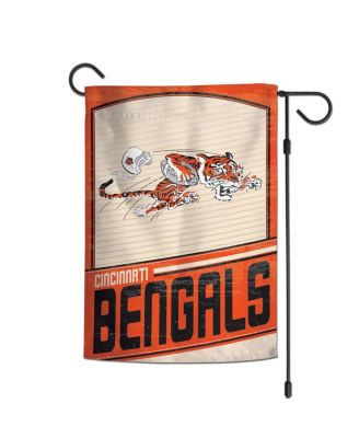 Cincinnati Bengals 2-Sided 12'' x 18'' Team Garden Flag