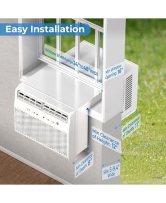 10000 BTU U Shaped Window Air Conditioner Ultra Quiet Cooling for up to 450 Sq Ft Energy Efficient Easy Install Air Conditioner