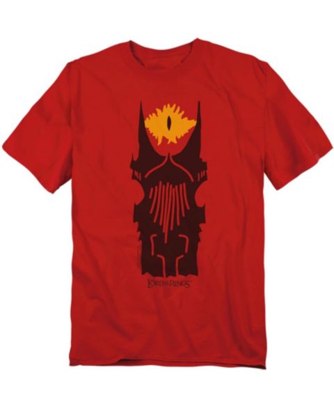 Мужская футболка Lord Of The Rings Big & Tall The Evil Eye, цвет: Красный