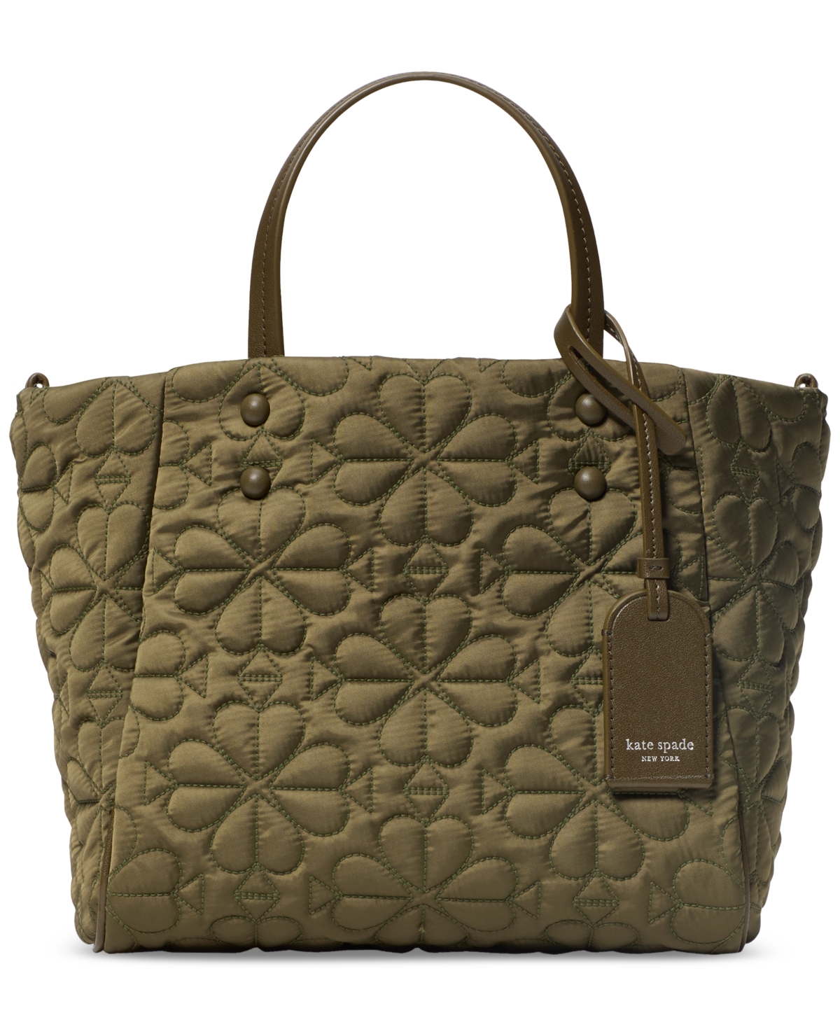 Kate Spade Tilly Small Quilted Crossbody Tote Bag In Gray