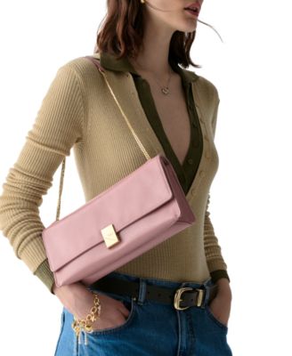 kate spade new york - Deco Glazed Leather Soft Shoulder Bag