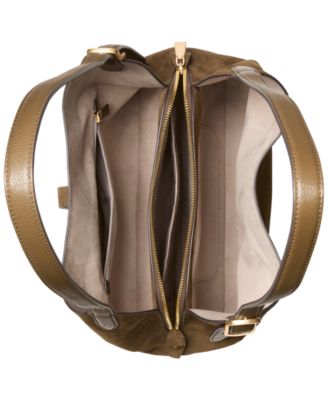 Deco Large Suede Tote Bag