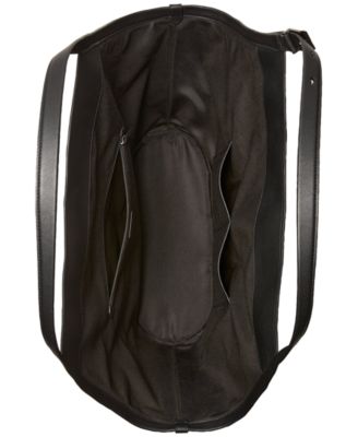 Deco Tulip Large Suede Tote Bag