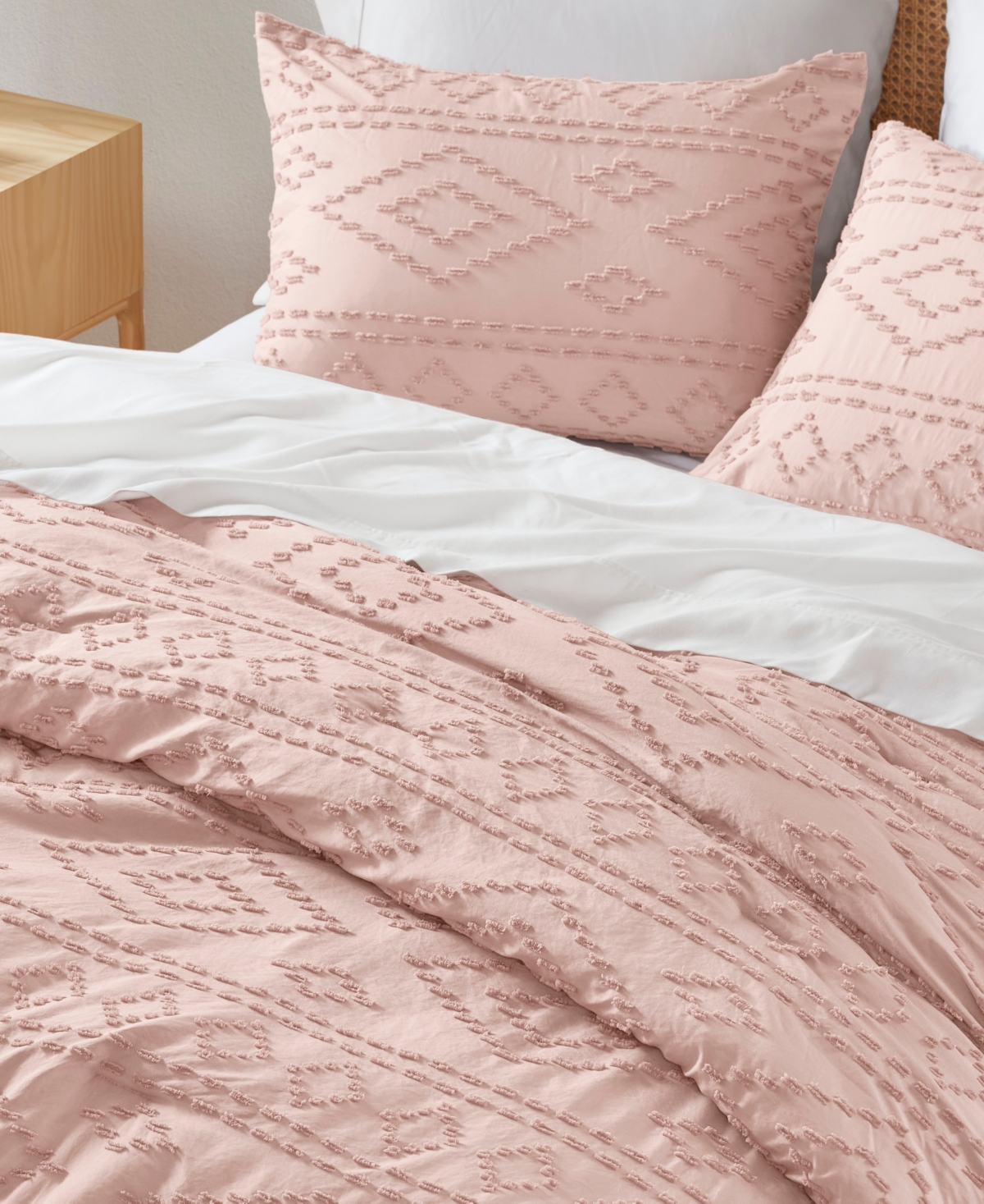 510 Design Gigi Boho 3-pc. Comforter Set, King/california King In Pink
